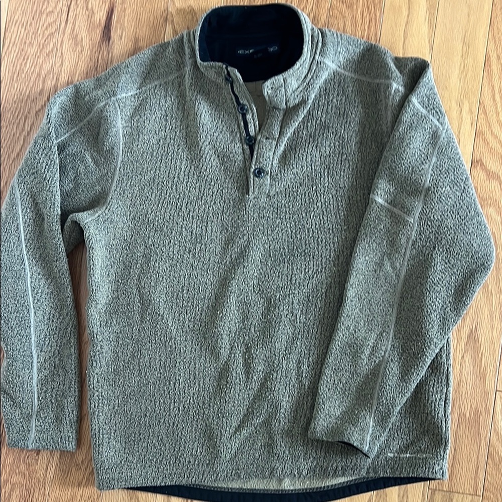 Exofficio Men's Moss Green Crewneck Sweater